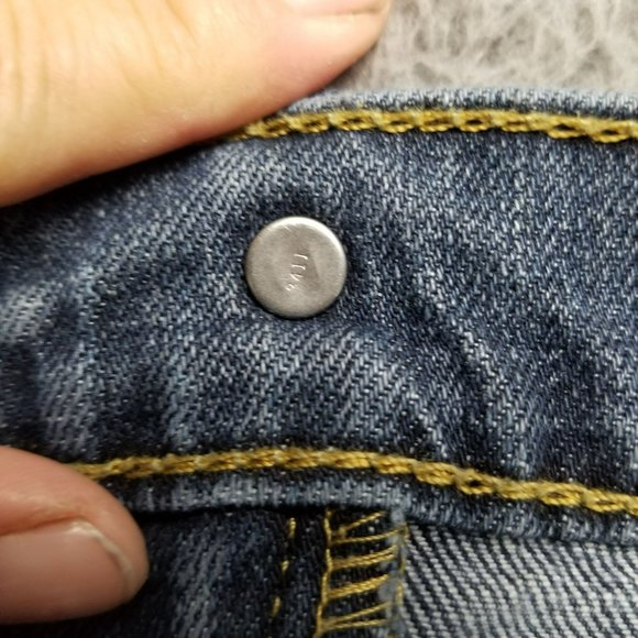 Levis Shorts Mens 42 569 Medium Wash Stretch High Rise Loose Fit Denim Jean - Picture 10 of 15